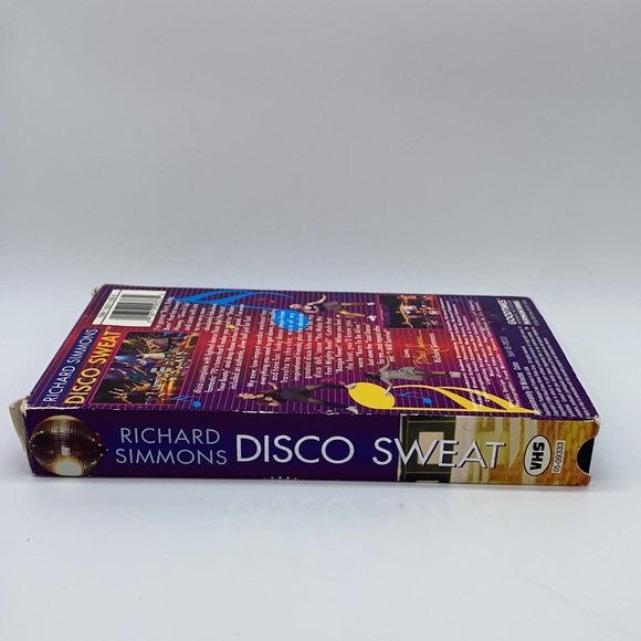 Richard Simmons Disco Sweat VHS Video 1970s Music Workout Exercise Fitness - Picture 8 of 8